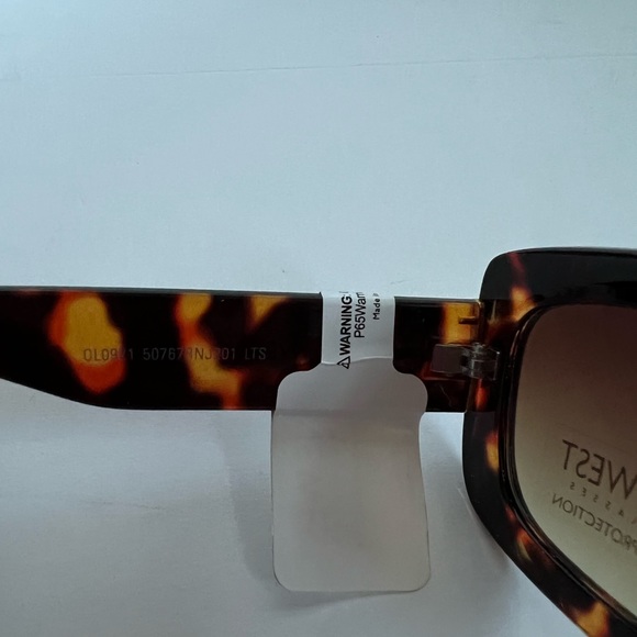 NWT NINE WEST TORTOISE SUNGLASSES EYEWEAR ACCESSORY - Picture 7 of 7